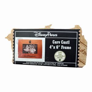 Walt DisneyWorld Disney Parks Wooden Picture Frame  "Curv Castl" 4x6